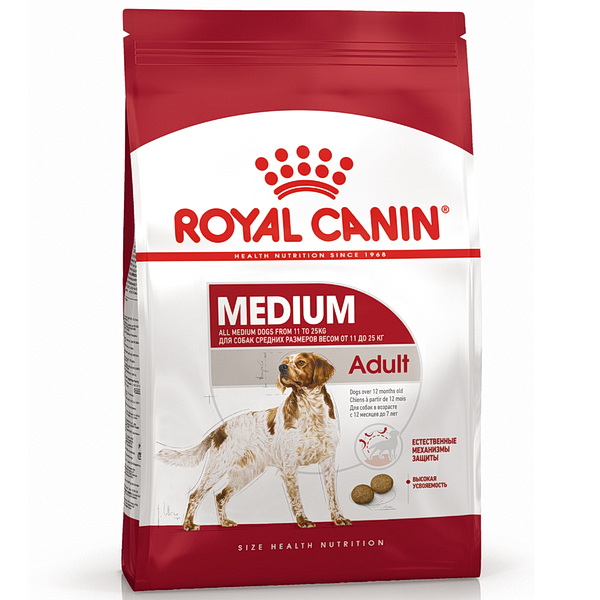 Royal Canin Medium Adult для средних пород собаки 3кг