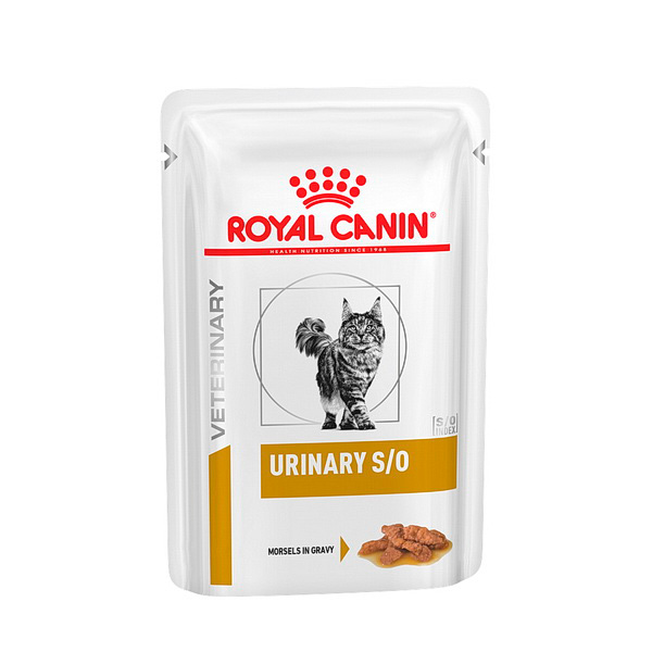Royal Canin Urinary SO лечение и профилактика МКБ кошки соус 85г