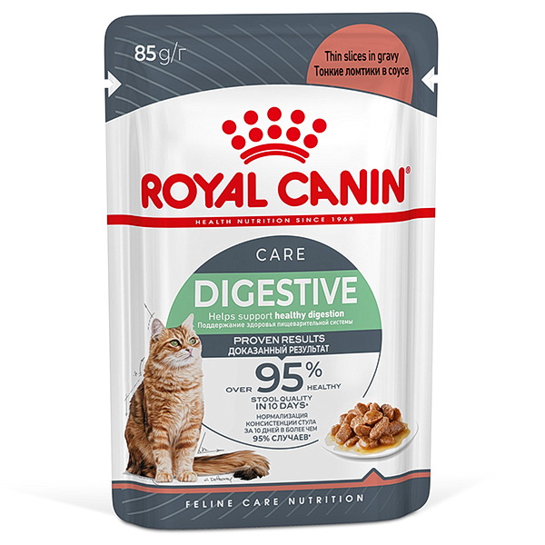 Royal Canin Дайджестив кэа для взрослых кошек с расстройствами пищеварительной систе(соус)28*0,085кг