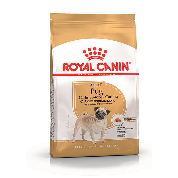Royal Canin д/собак 1,5кг сухой корм д/породы Мопс