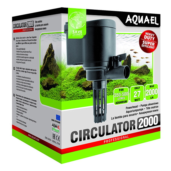 Aquael Помпа внутр Cyrculator 2000л/ч (до 500л) разгоночная