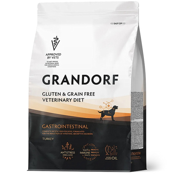 GRANDORF Dog Vet.Diet GASTROINTESTINAL Turkey (Индейка) 1 кг
