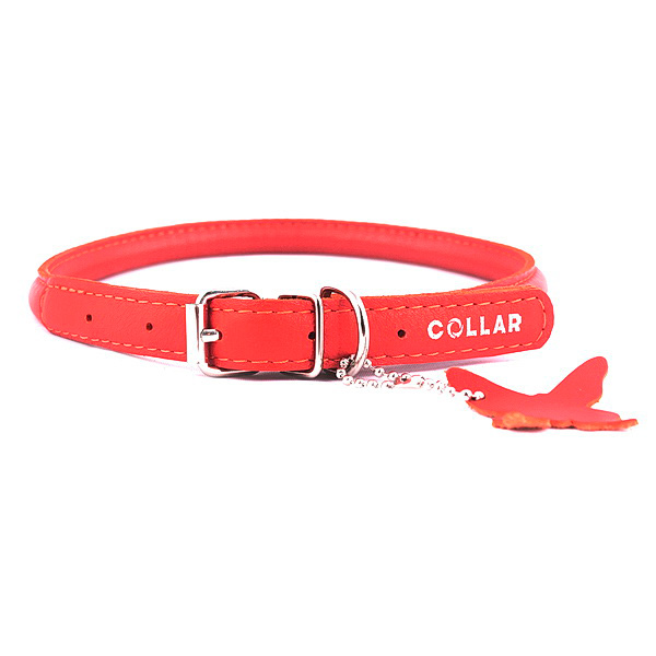 Collar ошейник круглый 13мм х 45-53см красный