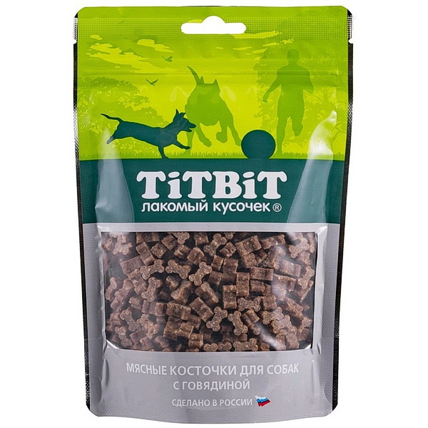 Титбит Косточки мясные для собак с говядиной
