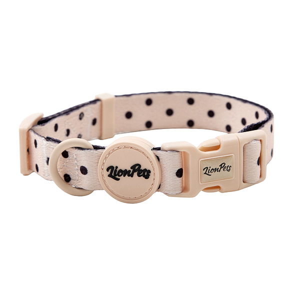 Ошейник для собак LionPets с рисунком LPO-00500-20 Горох, Размер M-Обхват 33-55 см, ширина 2,0 см