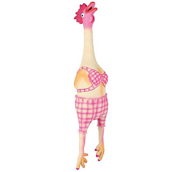 TRIXIE Игрушка "Курица", кудахтающая, 48 см, латекс