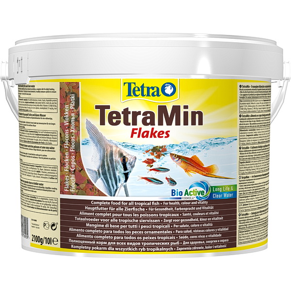 Tetra Min хлопья 10л корм д/рыб
