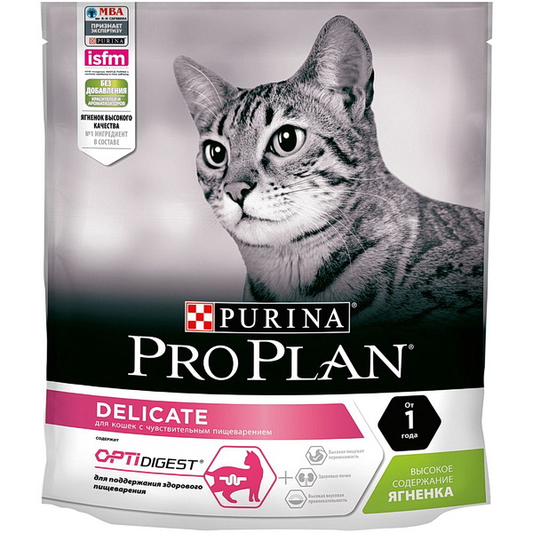 PRO PLAN д/К  Ягненок (Чувств. пищ) 400г