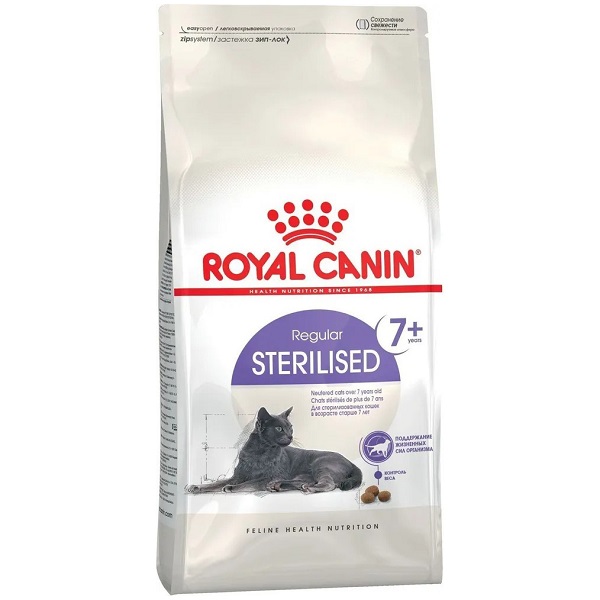 Royal Canin Sterilised +7для стерилизованных стареющие кошки 1,5кг
