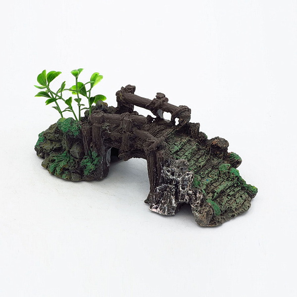 Aquanimal Грот "Заброшенный мост" 16x8x7 см