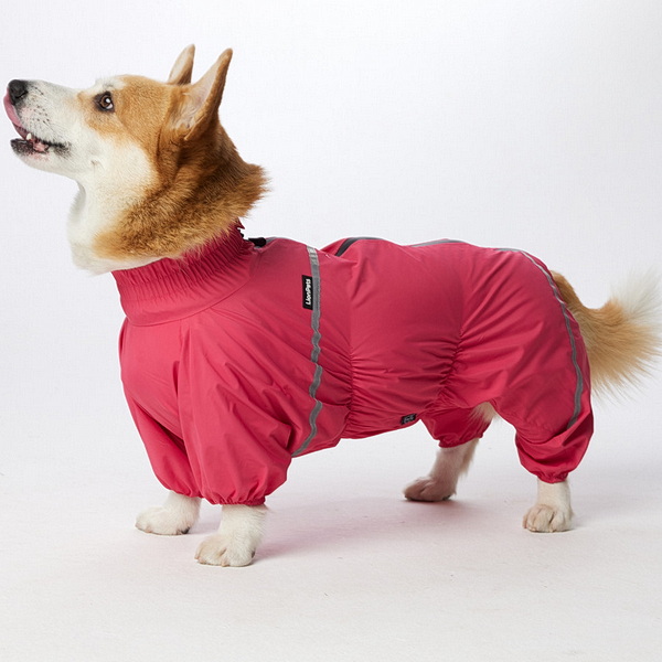 Дождевик LionPets Корги LPK-9125-58 на девочку Цвет: Розовый Рр 2 (сп 50, об/ш 36-47, об/ г 60-78)