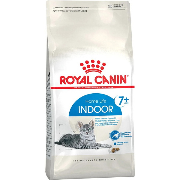 Royal Canin Indoor 7+ домашние стареющие кошки 400г