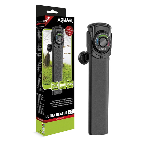 AQUAEL ULTRA HEATER 75W нагреватель регулируемый 35-75л