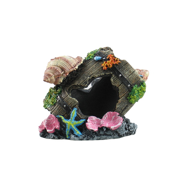 Aquanimal Грот "Винная бочка" 12x9x9.5 см
