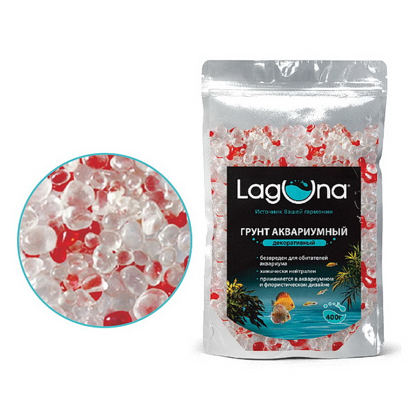 Laguna Грунт 016AR акриловый, 400г, белый/красный