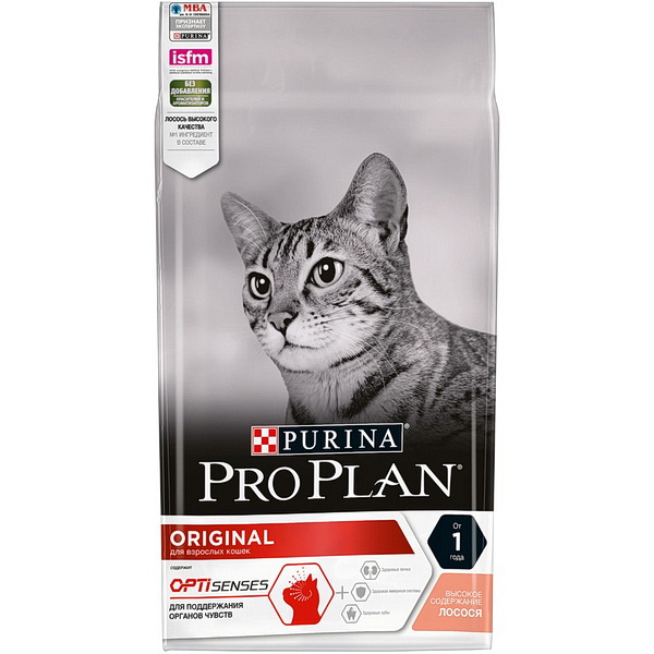 PRO PLAN д/К Лосось (Взрослые кошки) 1,5кг