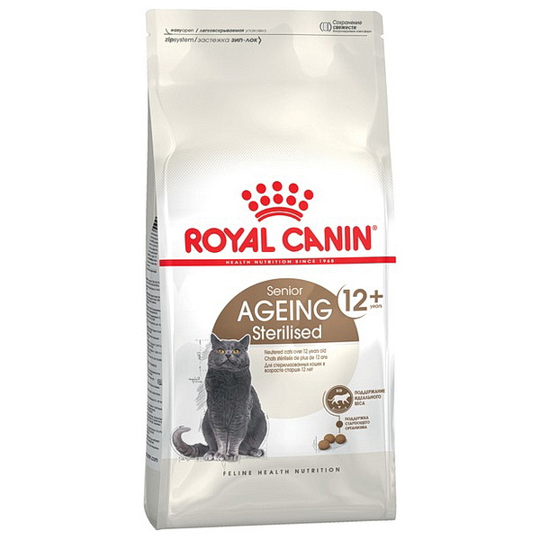 Royal Canin Ageing Sterilised 12+ для стареющих стерил.кошек 2кг
