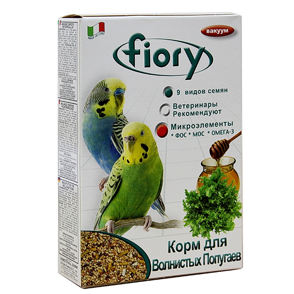 Fiory Pappagallini 1кг корм д/волнистых попугаев