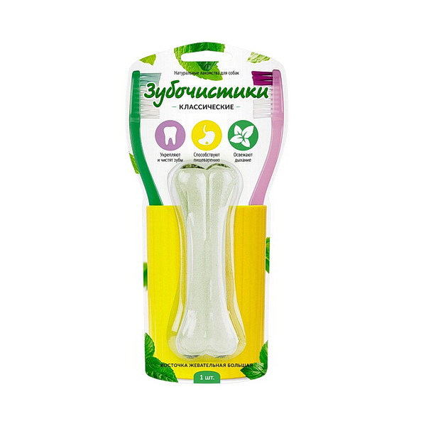Деревенские лакомства Зубочистики Косточка жеват.бол.1шт.85г