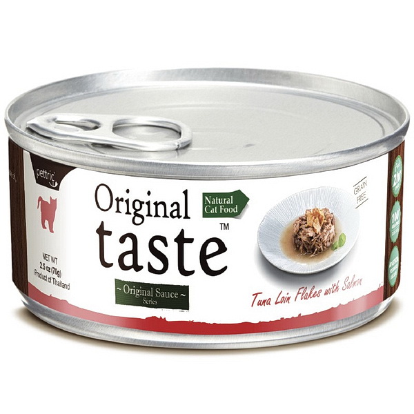 Влажный корм для кошек Петтрик Original Taste -тунец с лососем в соусе 70г