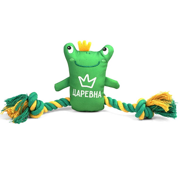 Игрушка для собак мягкая "Царевна-лягушка", 120/220мм