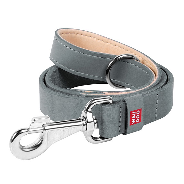 Collar Поводок WAUDOG Classiс 25мм 122см серый