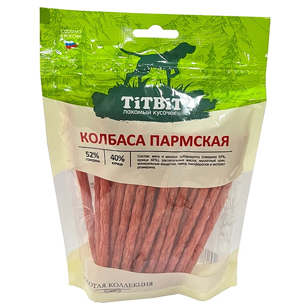 Титбит Золотая коллекция Колбаса Пармская для собак 150 г