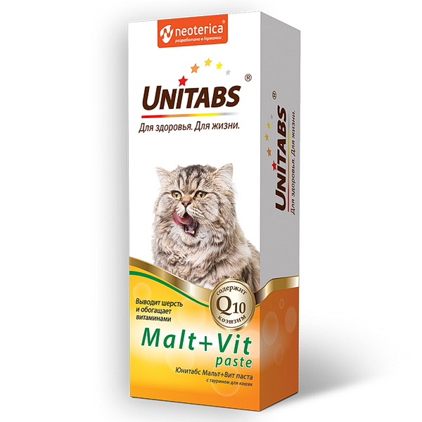 Unitabs мальт+вит паста 120мл