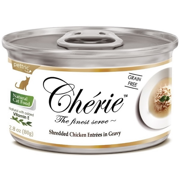 Влажный корм для кошек Петтрик Cherie курица в подливе 80г