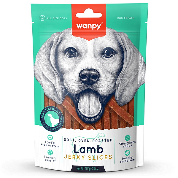 Wanpy Dog соломка из мяса ягненка 100 г	