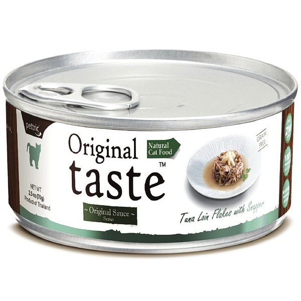 Влажный корм для кошек Петтрик Original Taste - тунец с люцианом в соусе 70г
