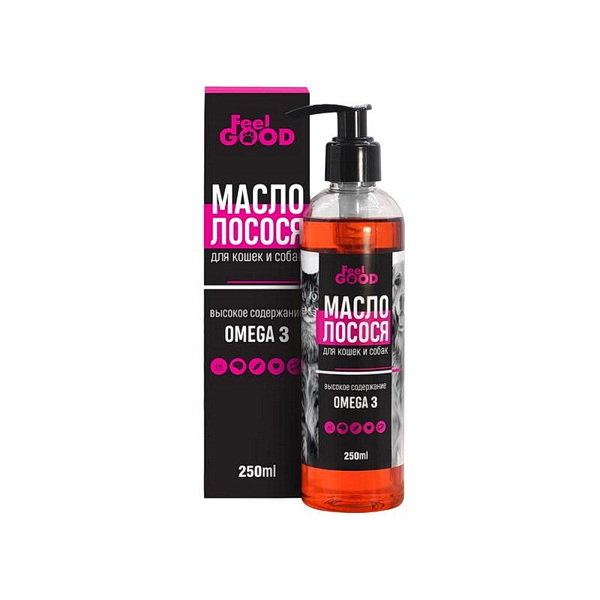 FeelGOOD Масло лососевое Омега 3, фл 250 мл