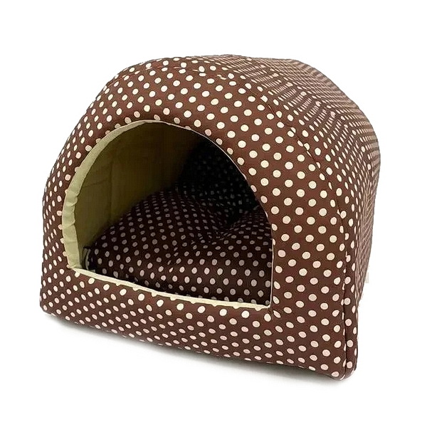 XODY Домик Тоннель (хлопок) №1 коричневый, 50х36х30см