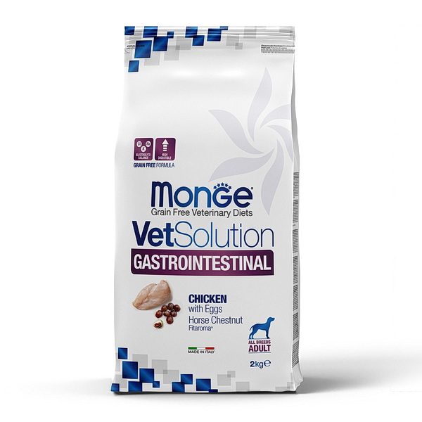 Monge VetSolution Dog Gastrointestinal диета для собак Интестинал 2 кг (32695)