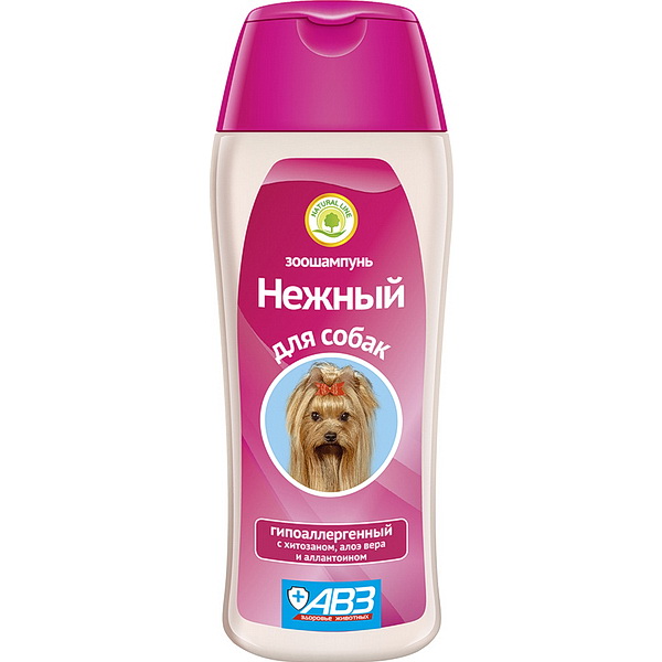 АВЗ Нежный 270мл шампунь д/собак