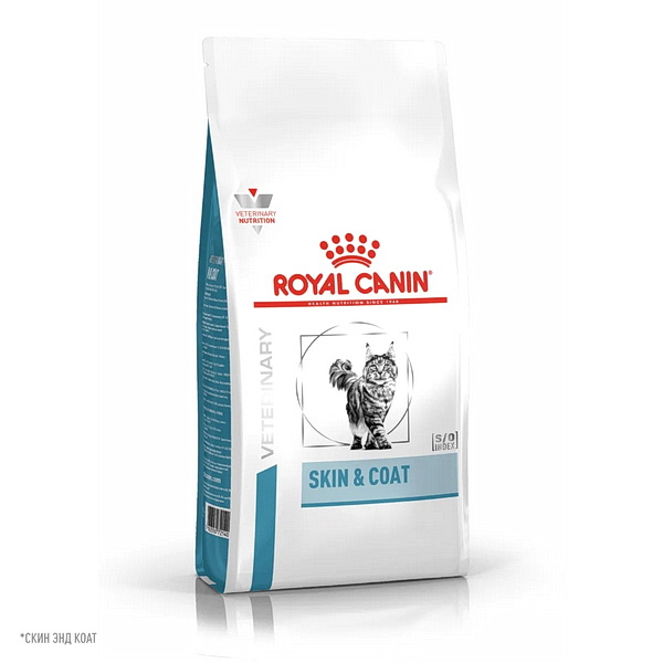 Royal Canin Skin&Coat для здоровья шерсти и кожи кошки 350г